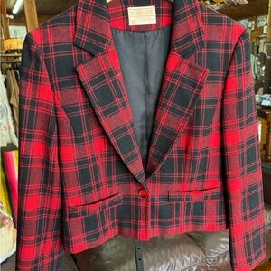 Pendleton Women's Red‎ Plaid Jacket
